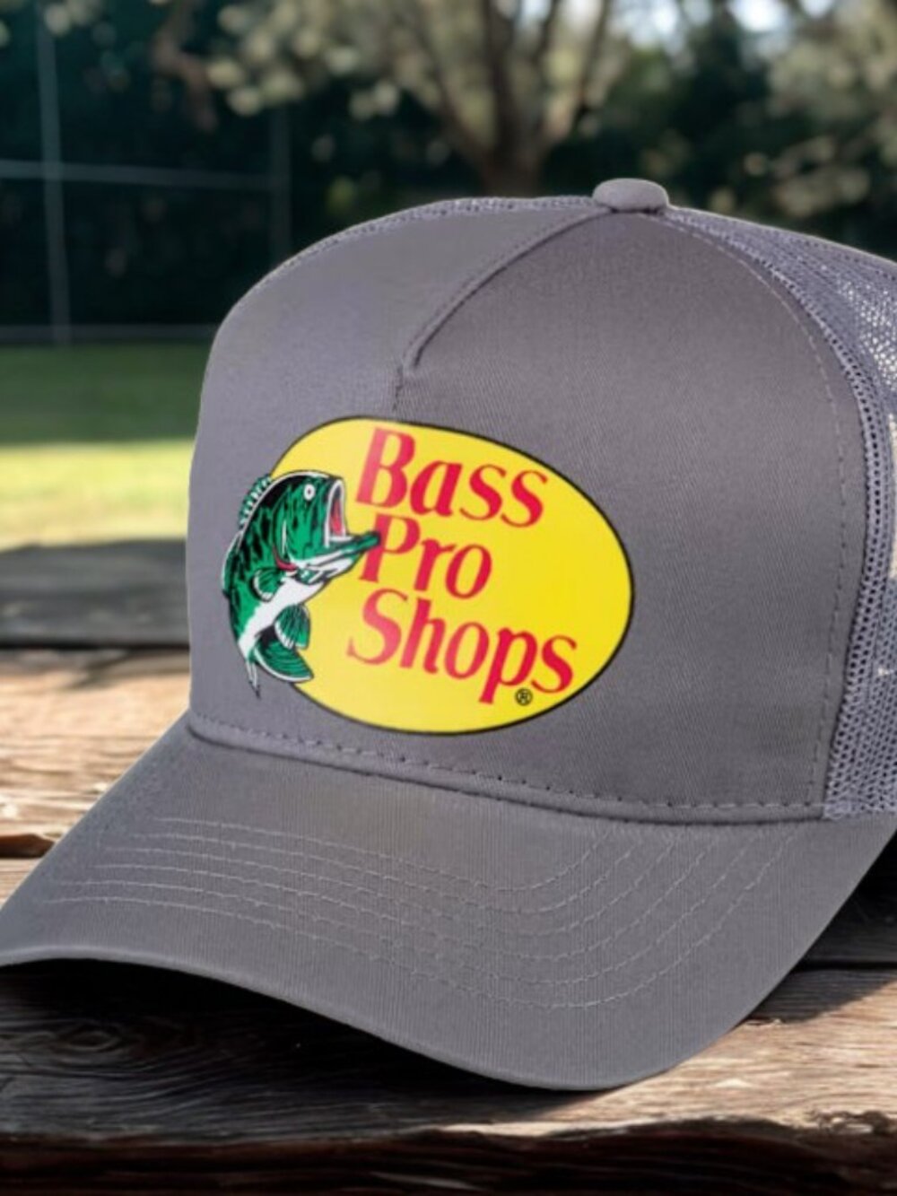 Brand New Bass Pro Shops Hats Gray Adult size Adjustable